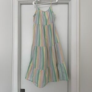 Cat & Jack Pastel Striped Kids Dress